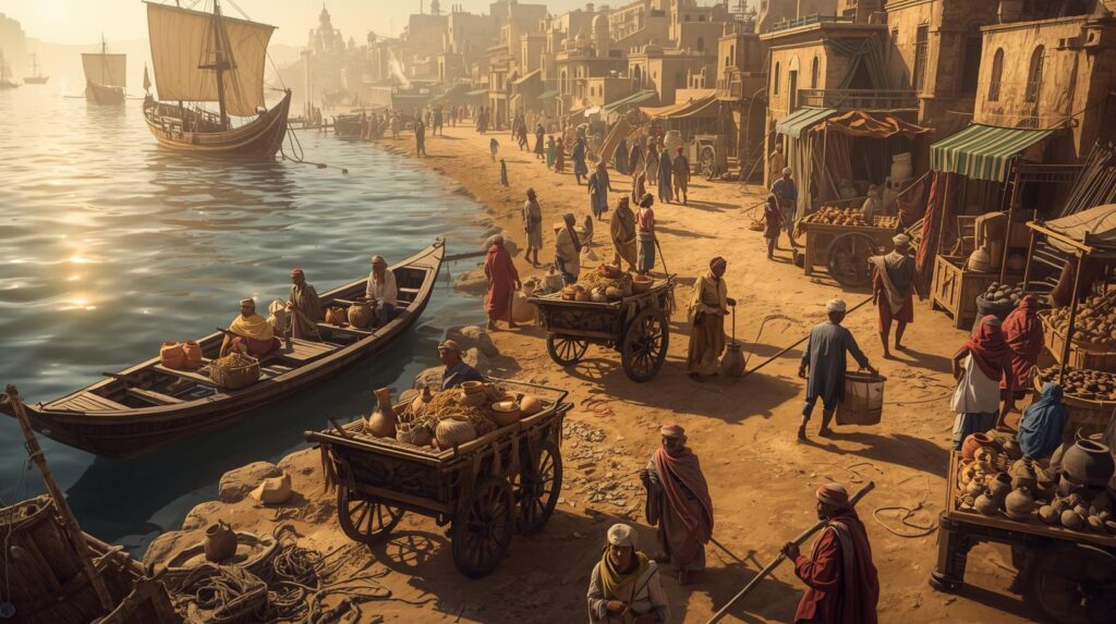 التجارة البحرية والبرية في حضارة وادي السِّند القديمة وعلاقاتها مع بلاد ما بين النهرين