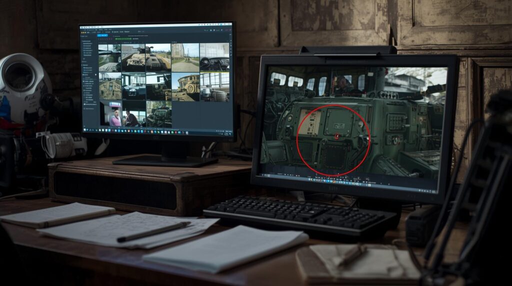 ظهور زر صغير داخل آلية عسكرية التقطه جندي ونُشر على السوشيال ميديا، ما سمح بكشفه أثناء التحليل.