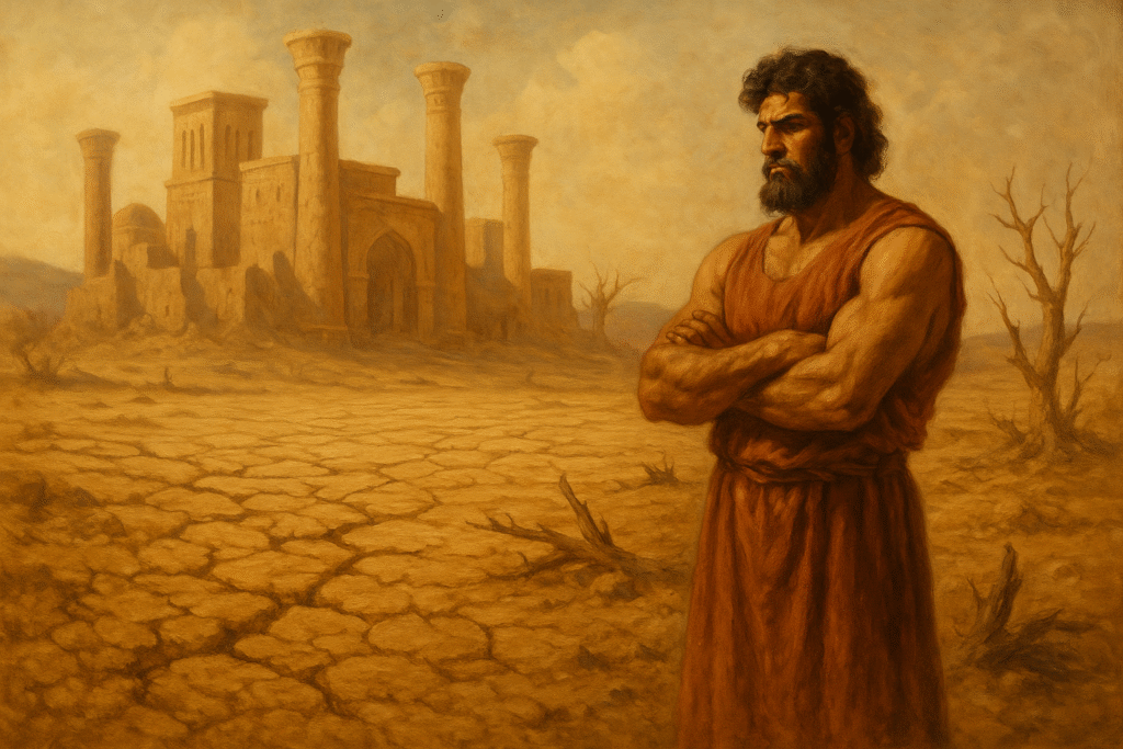 الجفاف الذي سبق الريح في قوم عاد