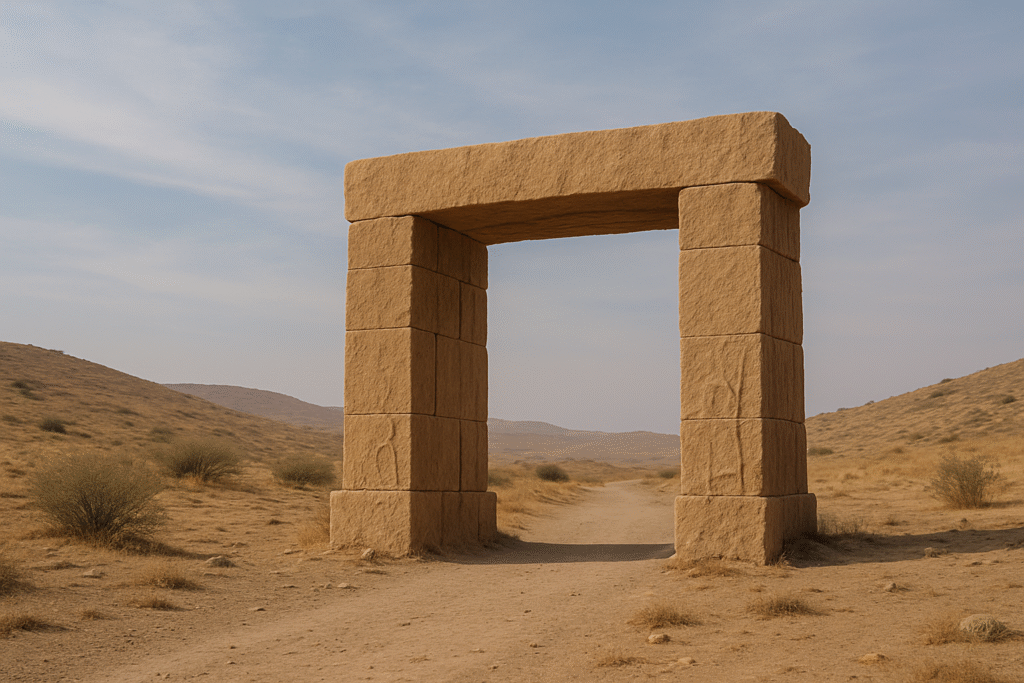 صورة البوابة الحجرية