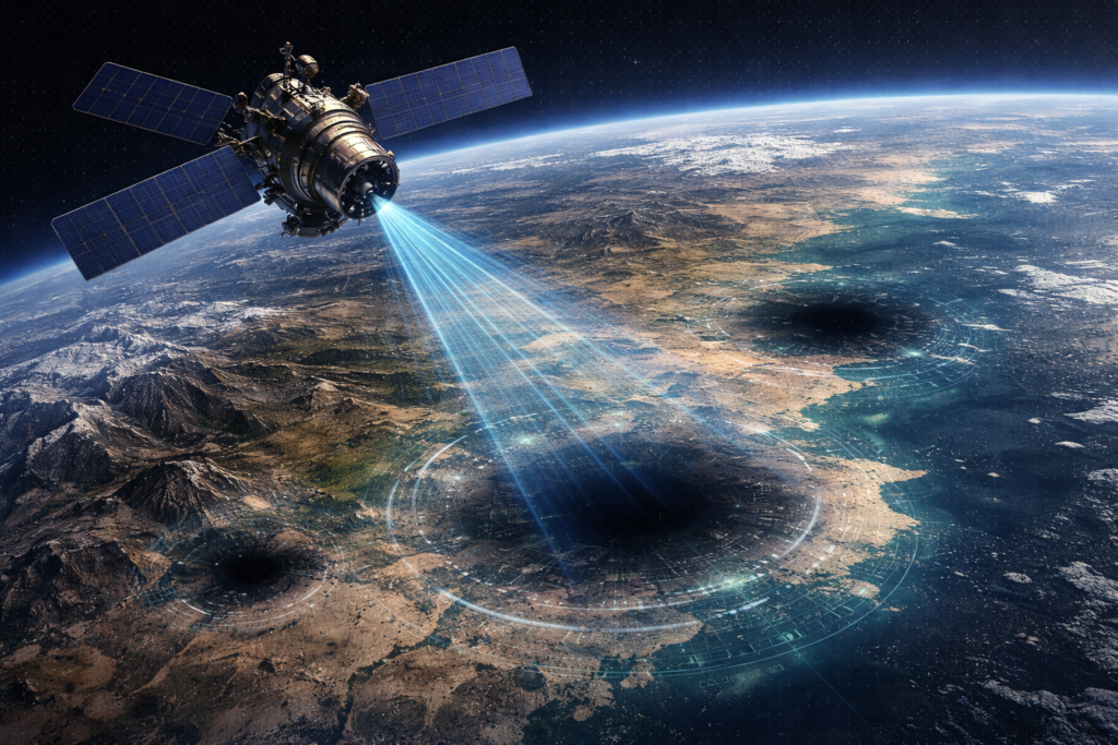 قمر صناعي حديث يرصد مناطق مظلمة غير طبيعية على سطح الأرض