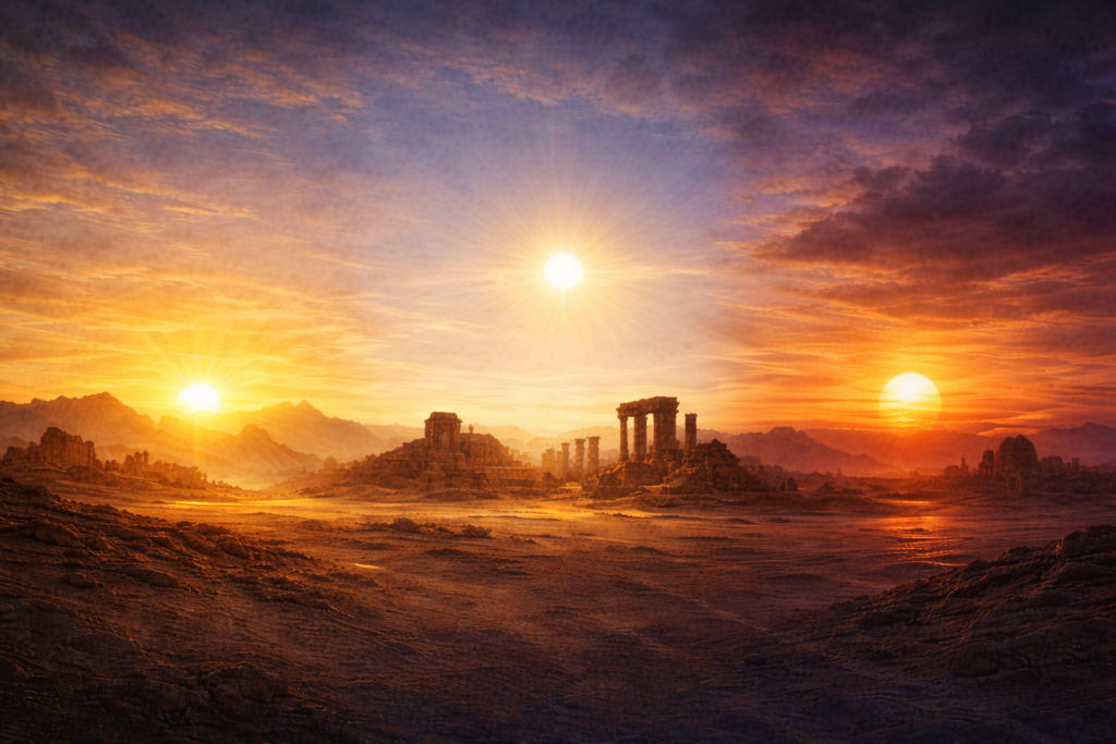 التاريخ وحركة الضوء في عمر الأمم عمر الأمم بين اليهود والنصارى والمسلمين في دورة ضوئية مكتملة