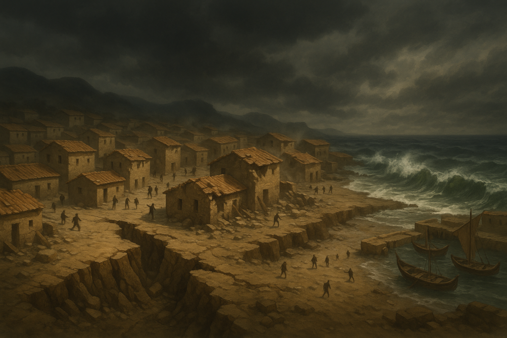 ارتفاع مياه البحر يغمر مدينة يونانية قديمة تدريجيًا