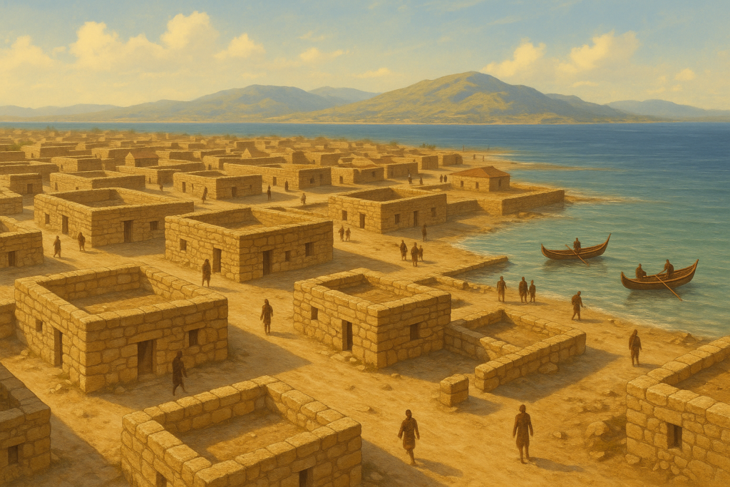 إعادة تصور مدينة بافلوبتري قبل غرقها كمركز حضري وتجاري قديم