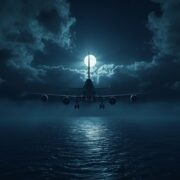 لغز الطائرة المصرية 990 وطائرة ركاب تحلق ليلاً فوق المحيط الأطلسي قبل حادث السقوط الغامض عام 1999