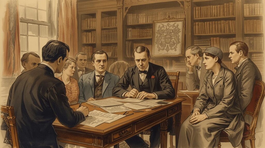 جوزيف كابغراس وبداية اكتشاف المتلازمة صورة تعبيرية لطبيب نفسي فرنسي في عشرينيات القرن العشرين يدوّن ملاحظات حول اضطرابات الإدراك